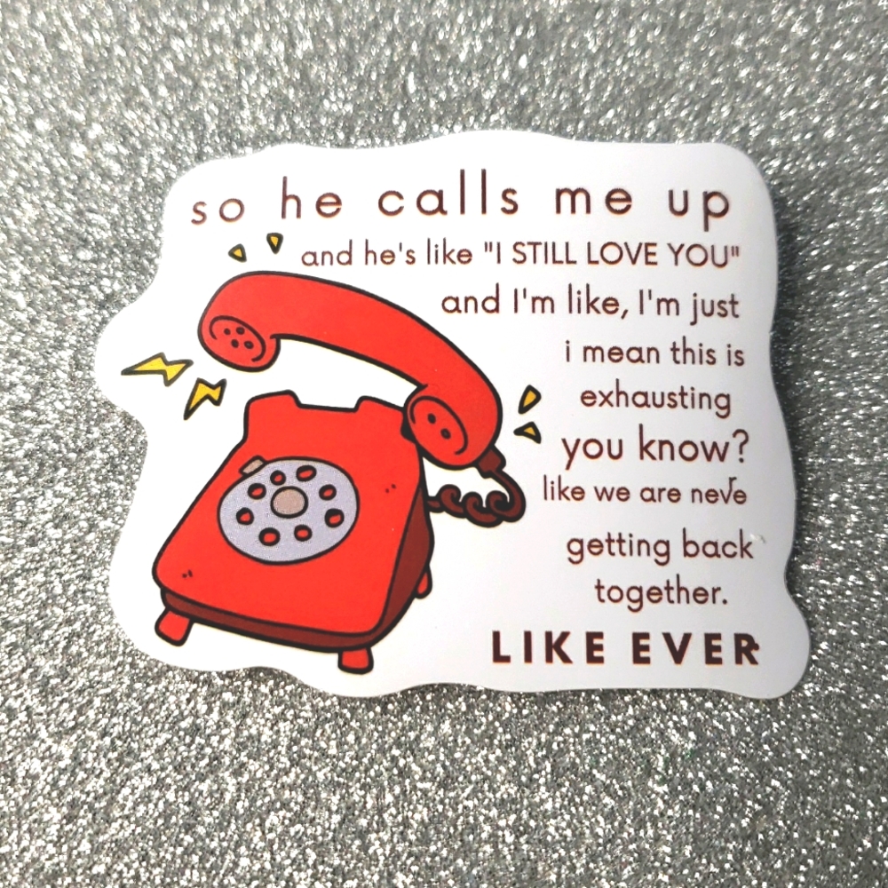 10/$10 Taylor Swift RED Waterproof Sticker